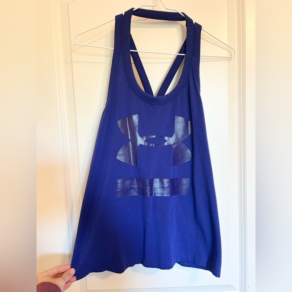 Under Armour Women's Blue Tank Top - Picture 1 of 4